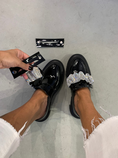 EMILY TAŞ AKSESUARLI LOAFER 🖤